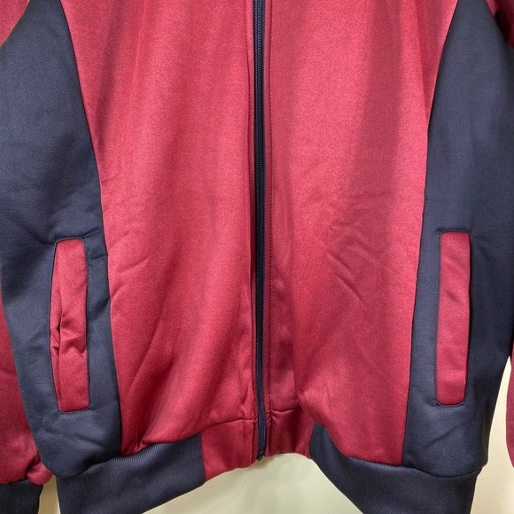 New Hooded Jacket Slim Fit Turtleneck Fleece Zip Up Hoodie Outerwear Men’s 2XL - Picture 7 of 11